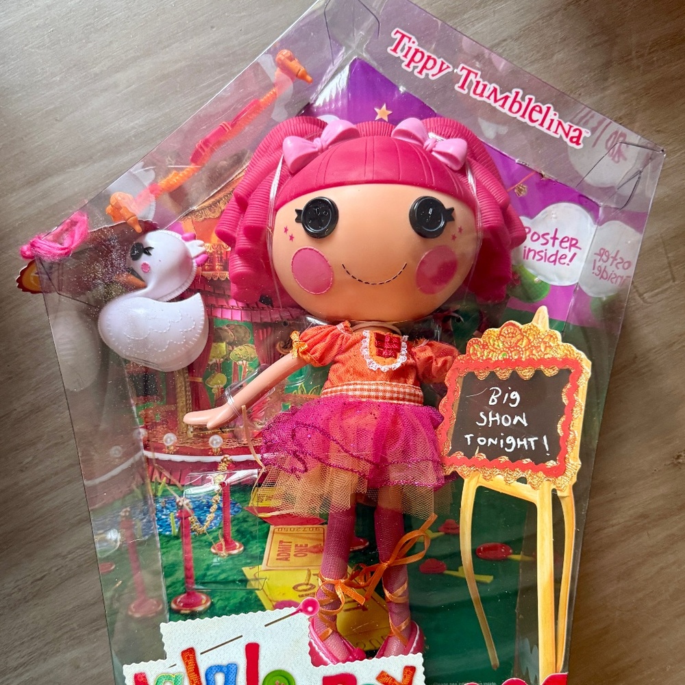 Lalaloopsy TIPPY TUMBELINA Full Size Doll - NIB - Rare 1st Edition